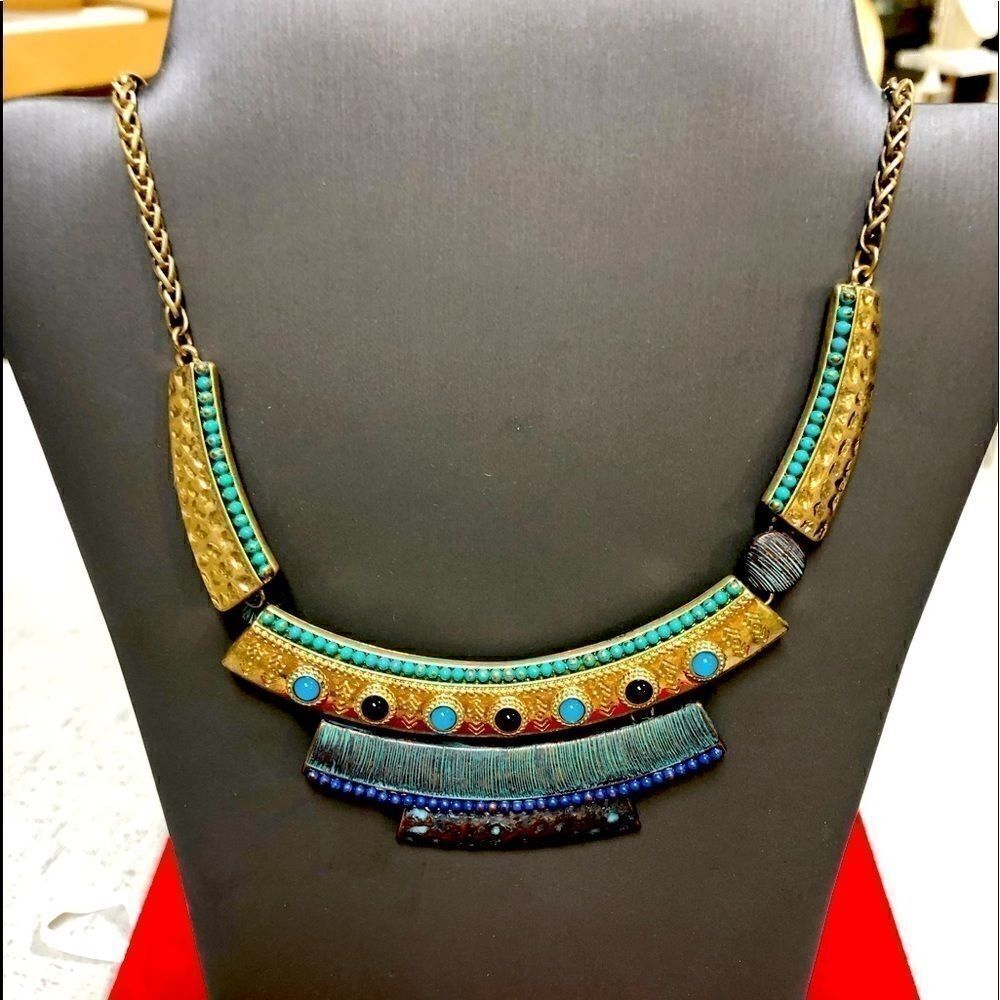 Bohemian Tiered Beaded Necklace